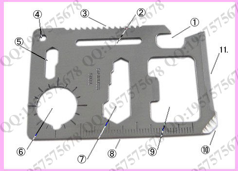买就送 多功能便携瑞士军刀卡